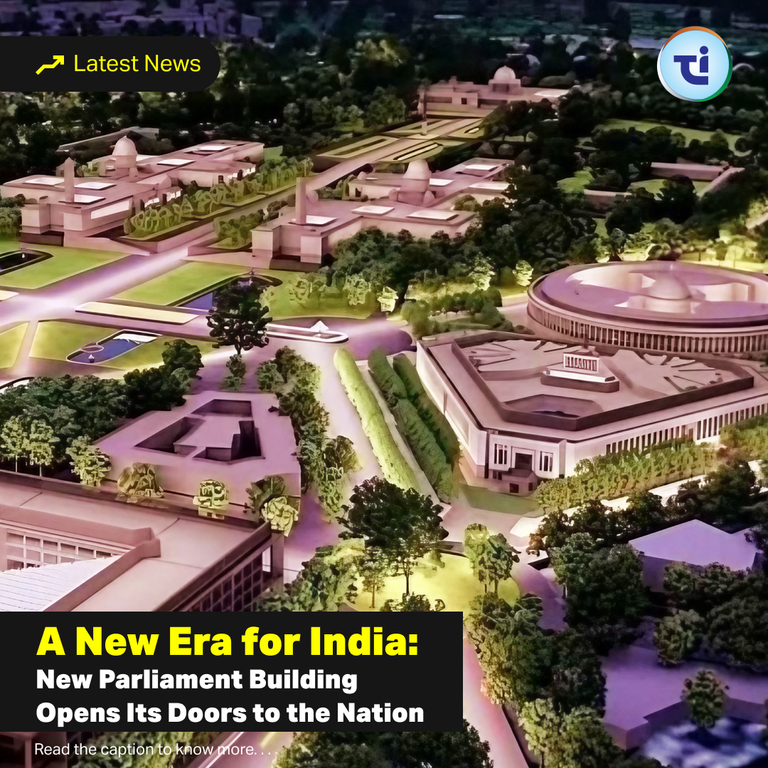 A New Era for India : New Parliament Building Opens Its Doors to the Nation